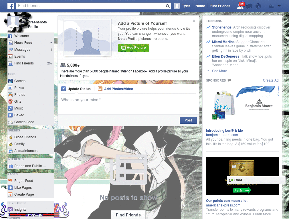 Enjoy Facebook Layout (11255)