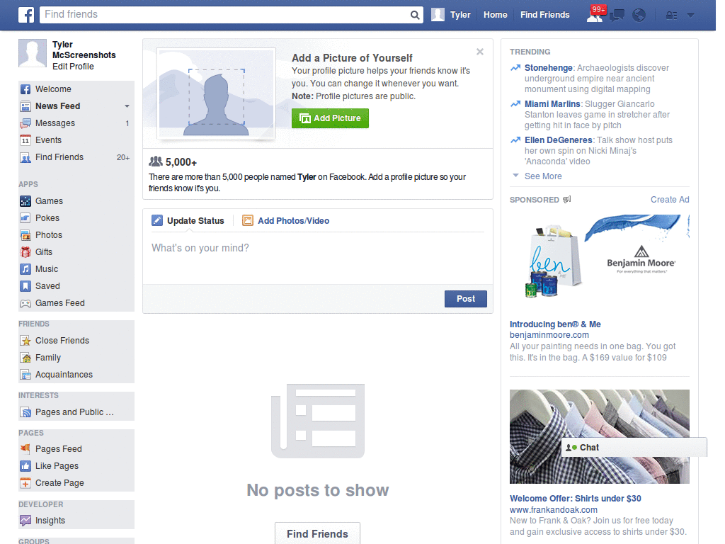 Nice Facebook Layout (10590)
