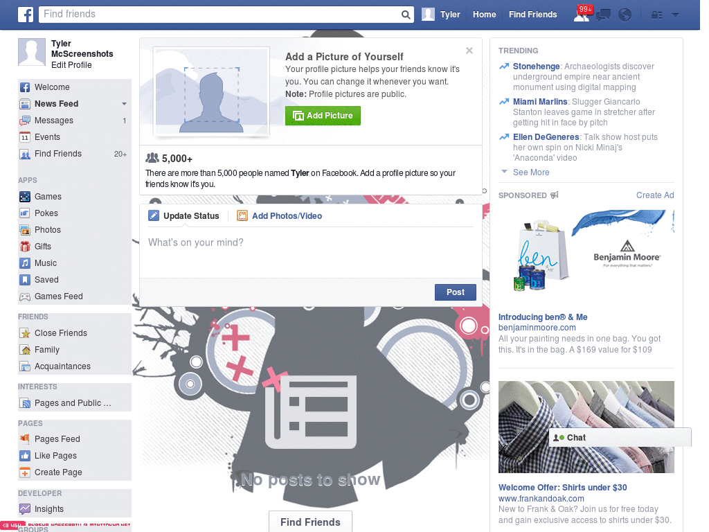 Enjoy Facebook Layout (11270)