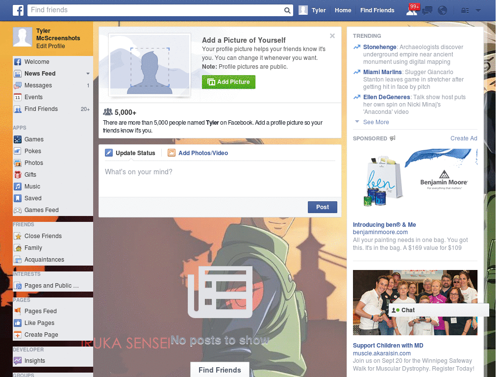 Nice Facebook Layout (10595)