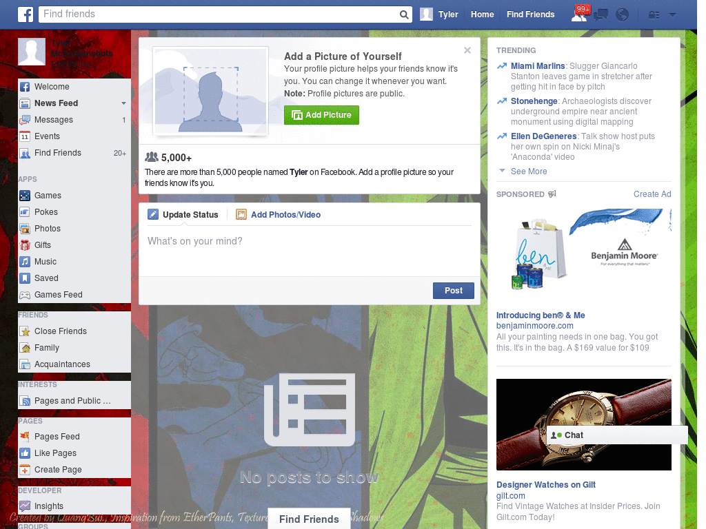 Free Facebook Layout (11280)