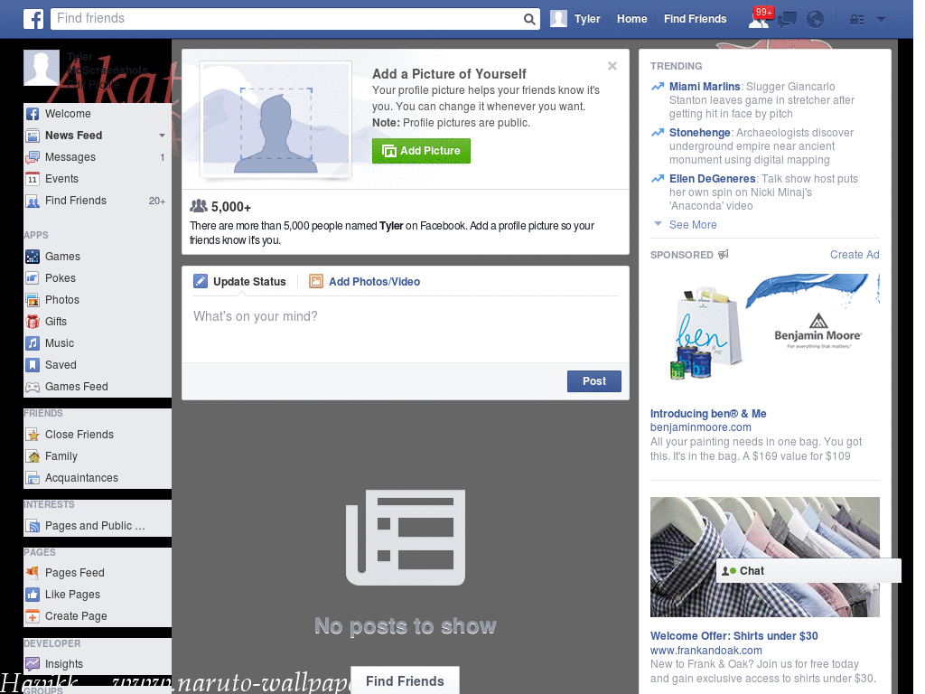 Transparant Facebook Layout (11290)