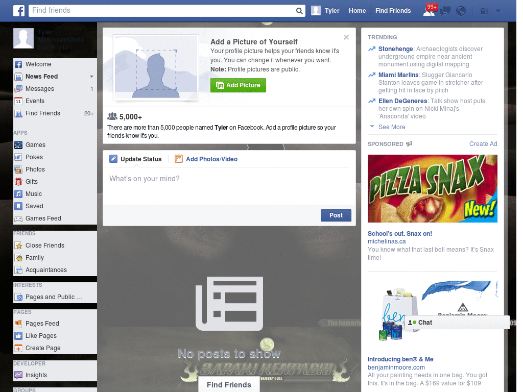 Excelent Facebook Layout (11300)