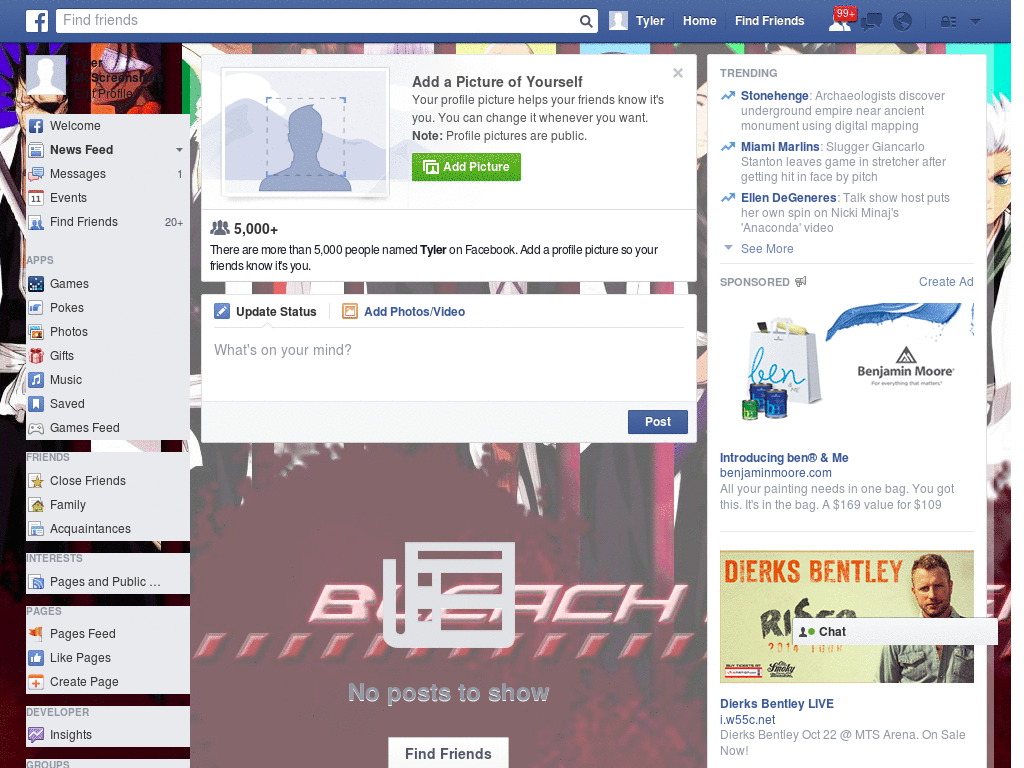 Free Facebook Layout (11310)