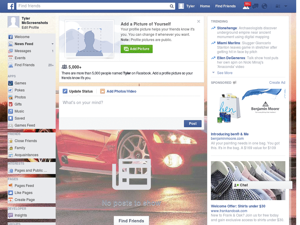 Excelent Facebook Layout (11320)