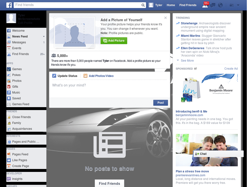 Enjoy Facebook Layout (10655)