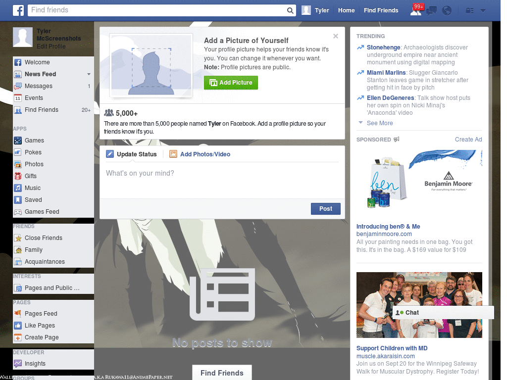Enjoy Facebook Layout (11340)