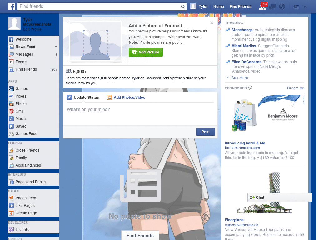 Cool Facebook Layout (10665)