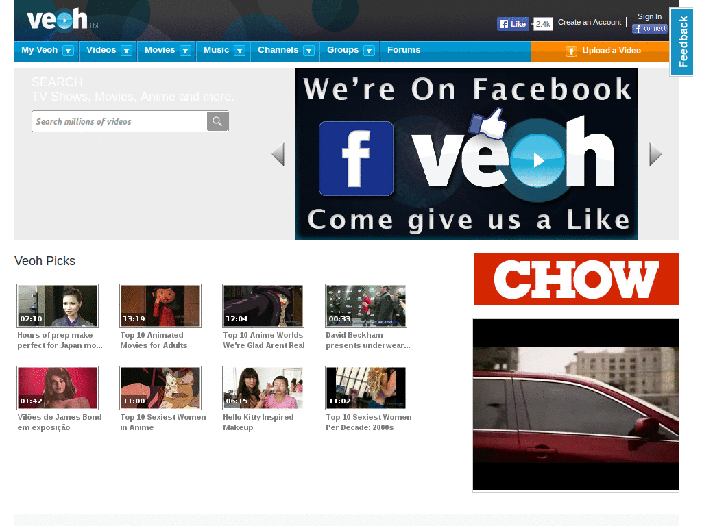 Veoh cleanup