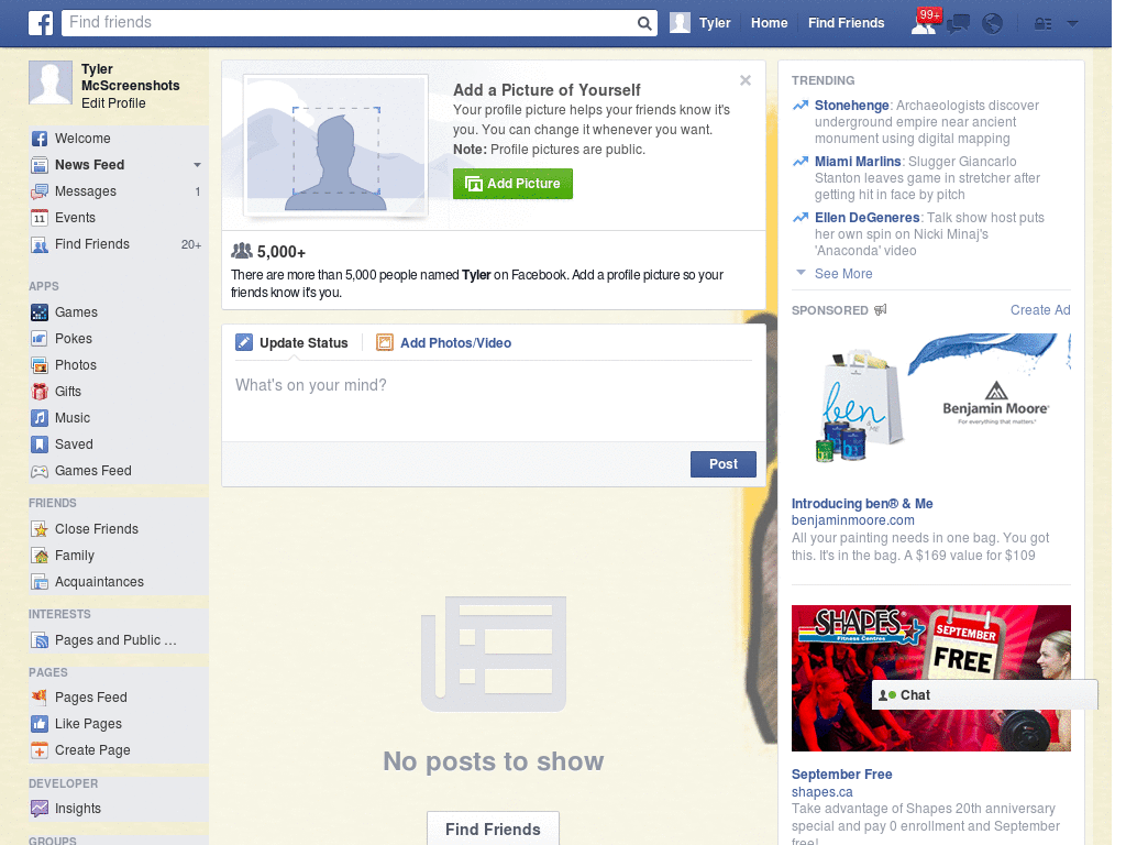 Excelent Facebook Layout (10675)