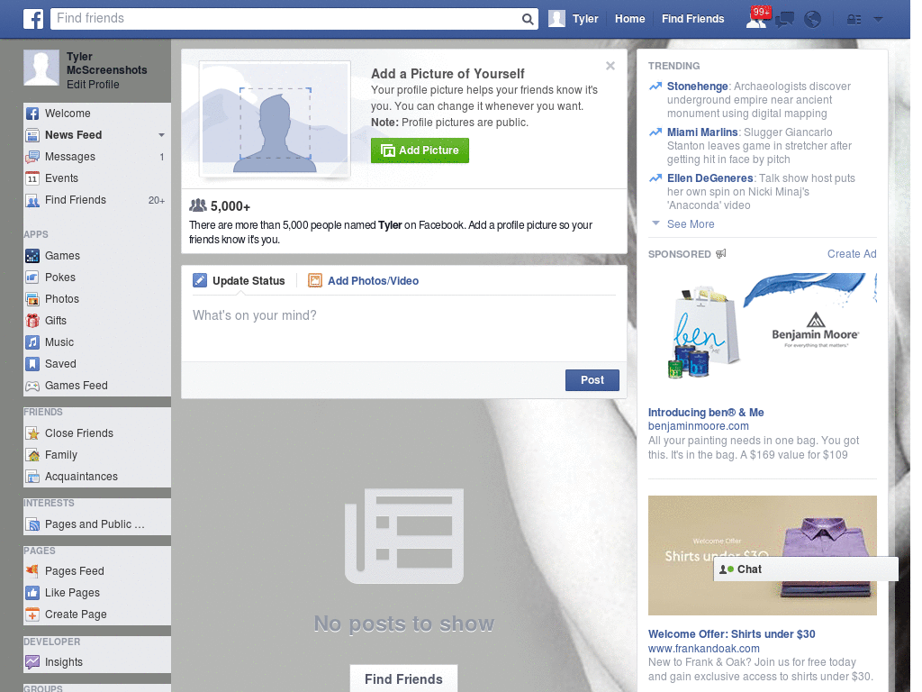 Hack Facebook Layout (10700)