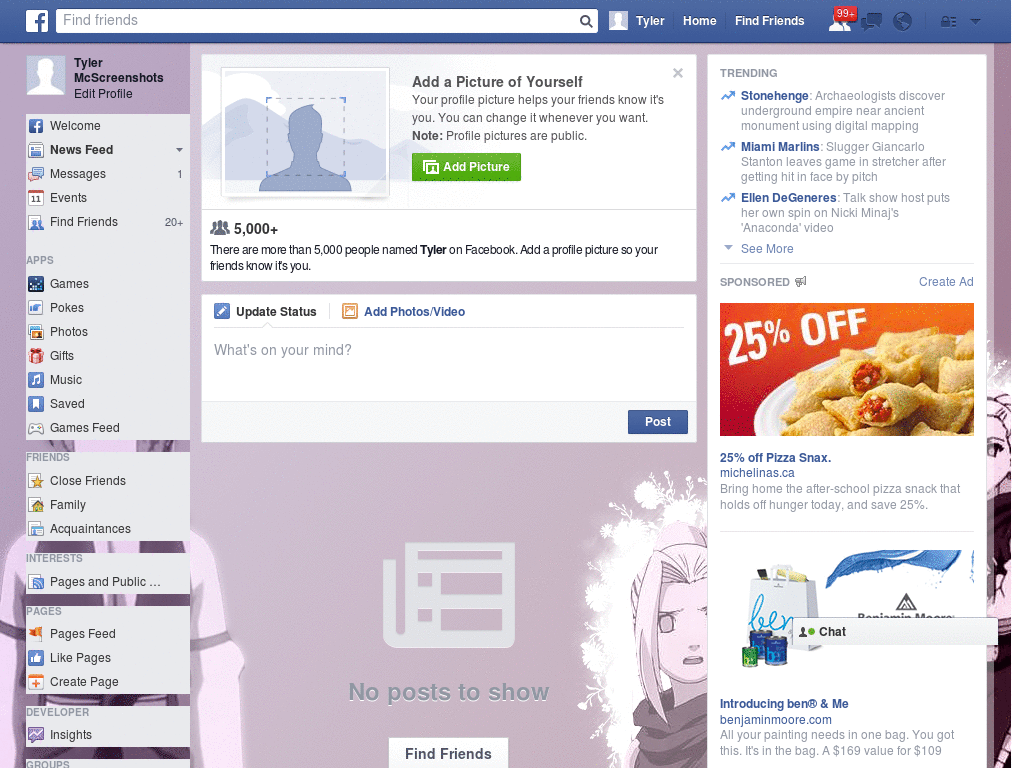 Cool Facebook Layout (11380)