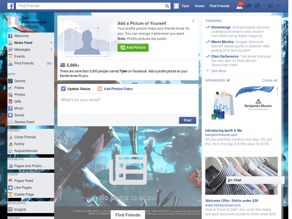 Excelent Facebook Layout (10705)