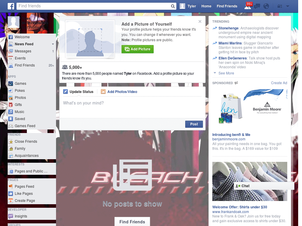 Owesome Facebook Layout (11405)