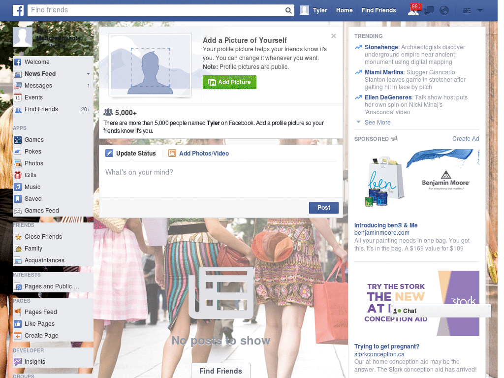 Extraordinary Facebook Layout (11410)