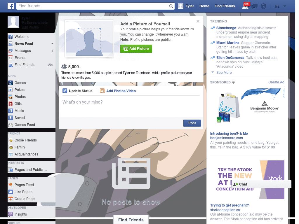 Big Facebook Layout (10735)