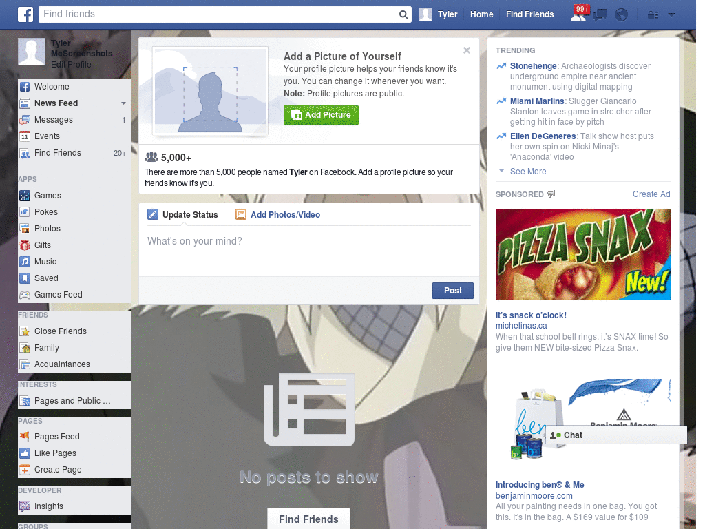 Owesome Facebook Layout (11430)