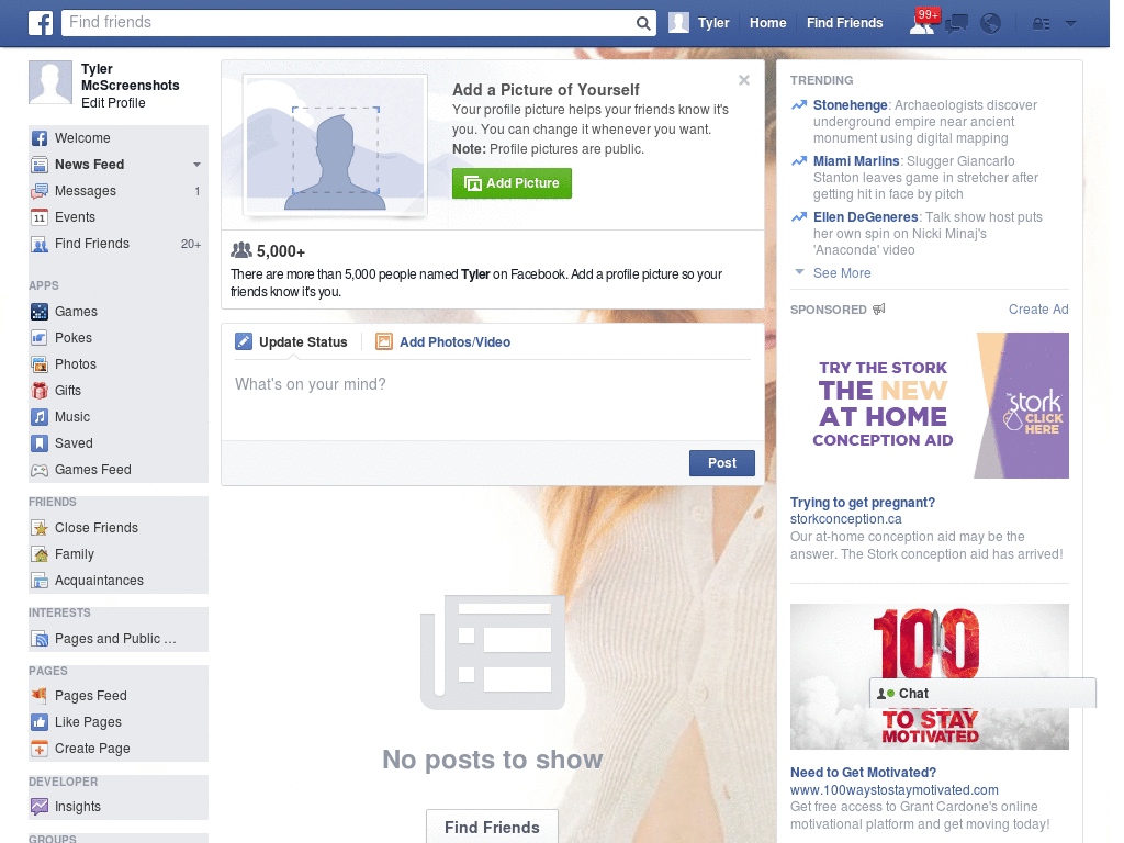 Enjoy Facebook Layout (11445)