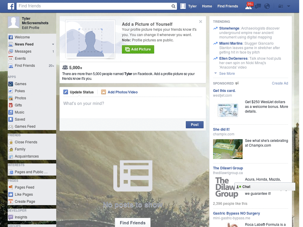 Big Facebook Layout (10775)