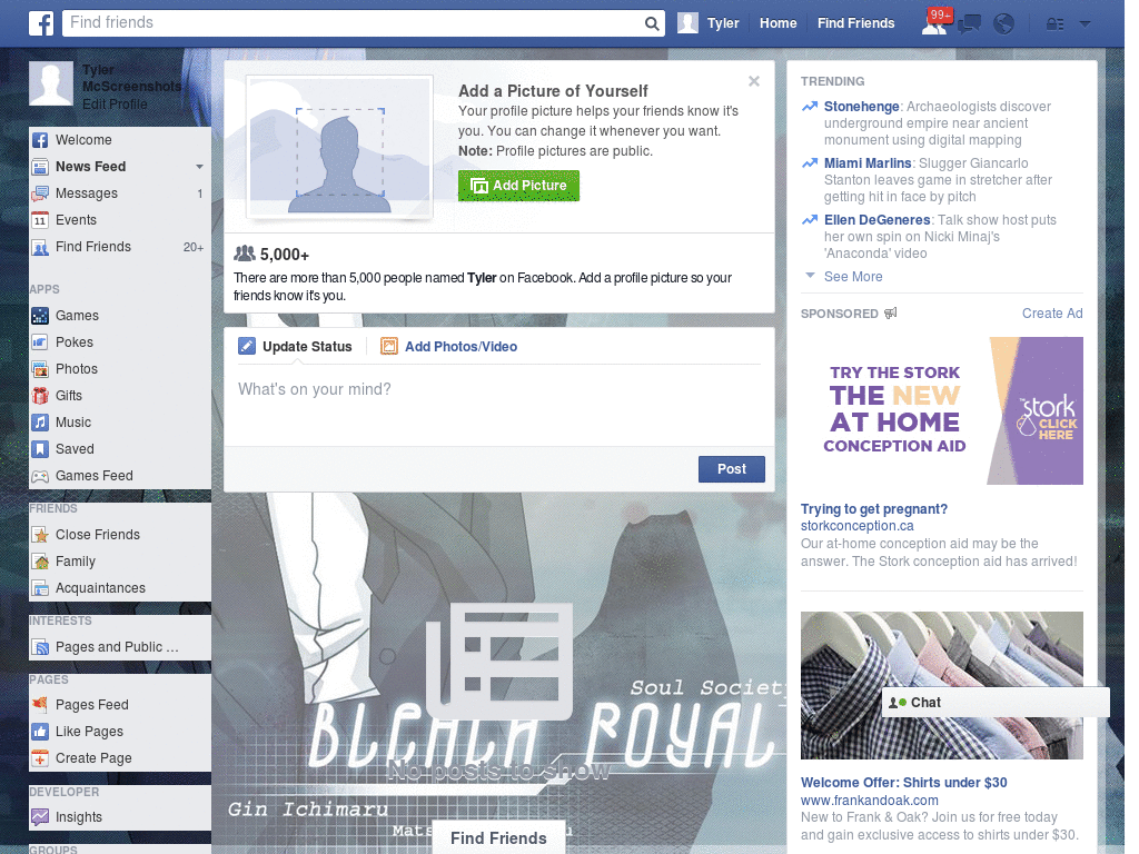 Beautiful Facebook Layout (11450)