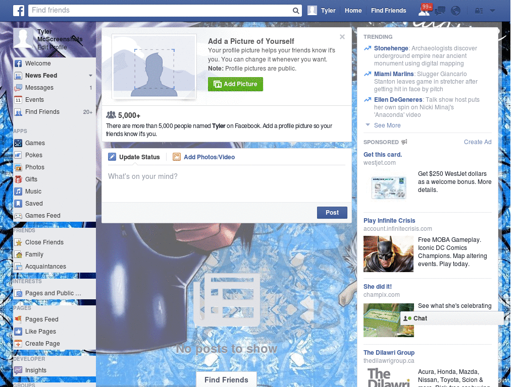 Transparant Facebook Layout (10785)