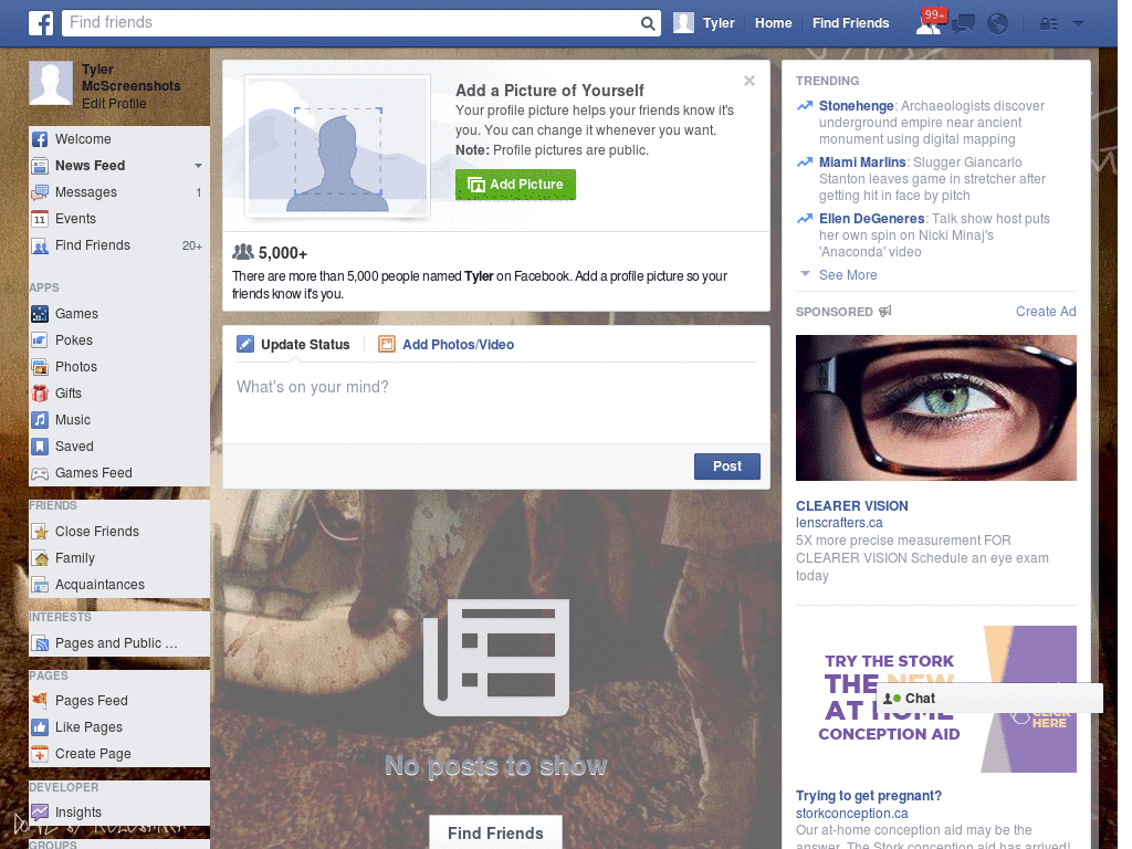 Big Facebook Layout (10805)