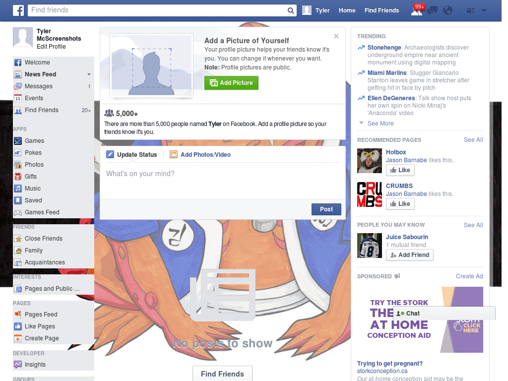 Extraordinary Facebook Layout (11485)