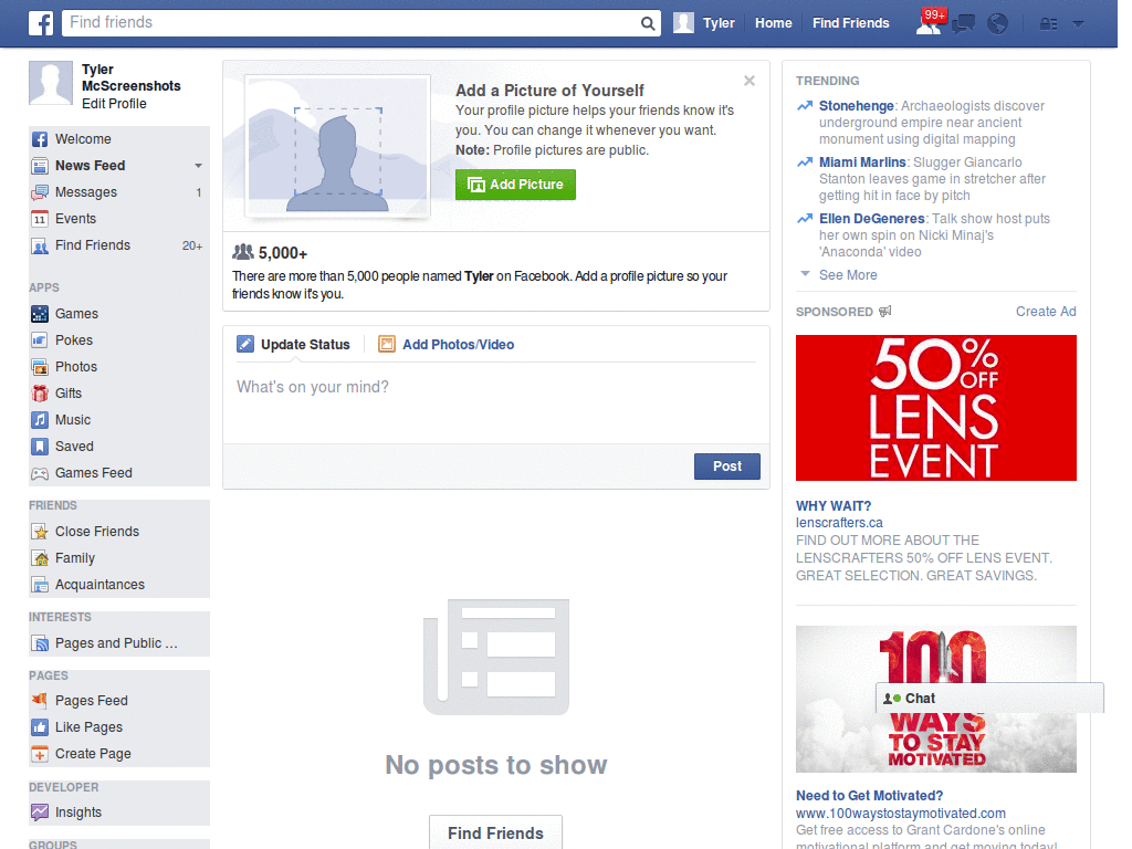 Big Facebook Layout (10815)