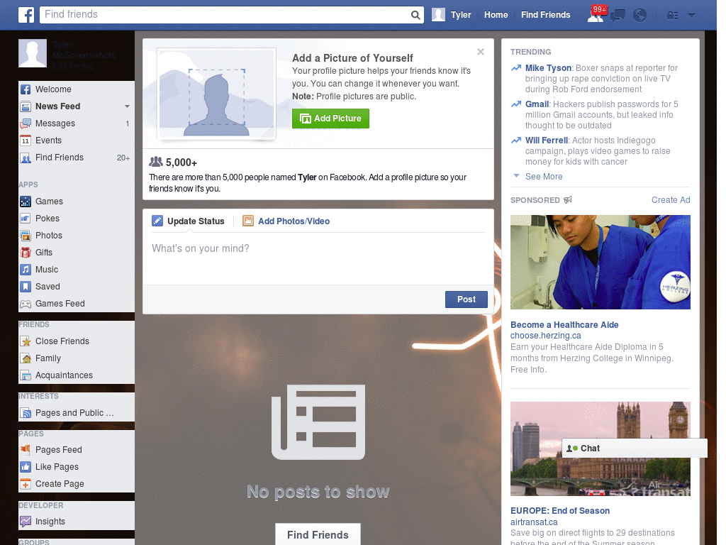 Free Facebook Layout (10830)