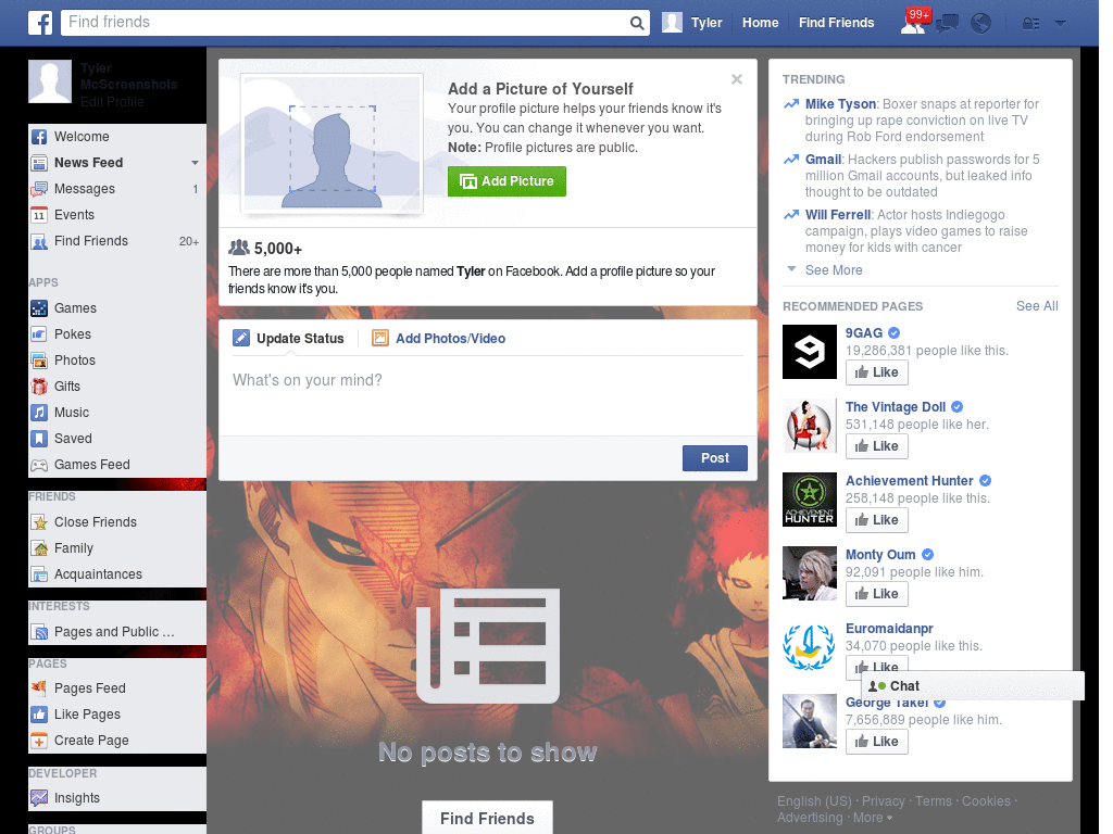 Free Facebook Layout (10855)