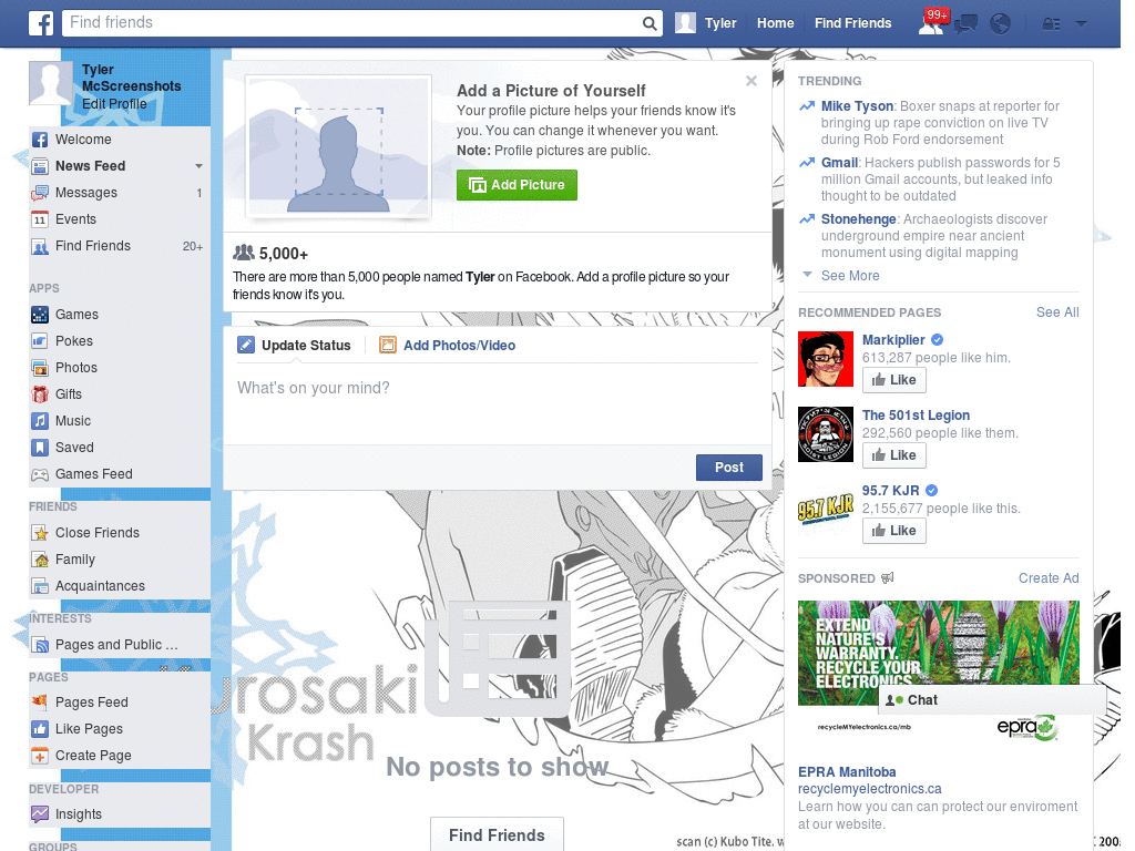 Extraordinary Facebook Layout (11530)