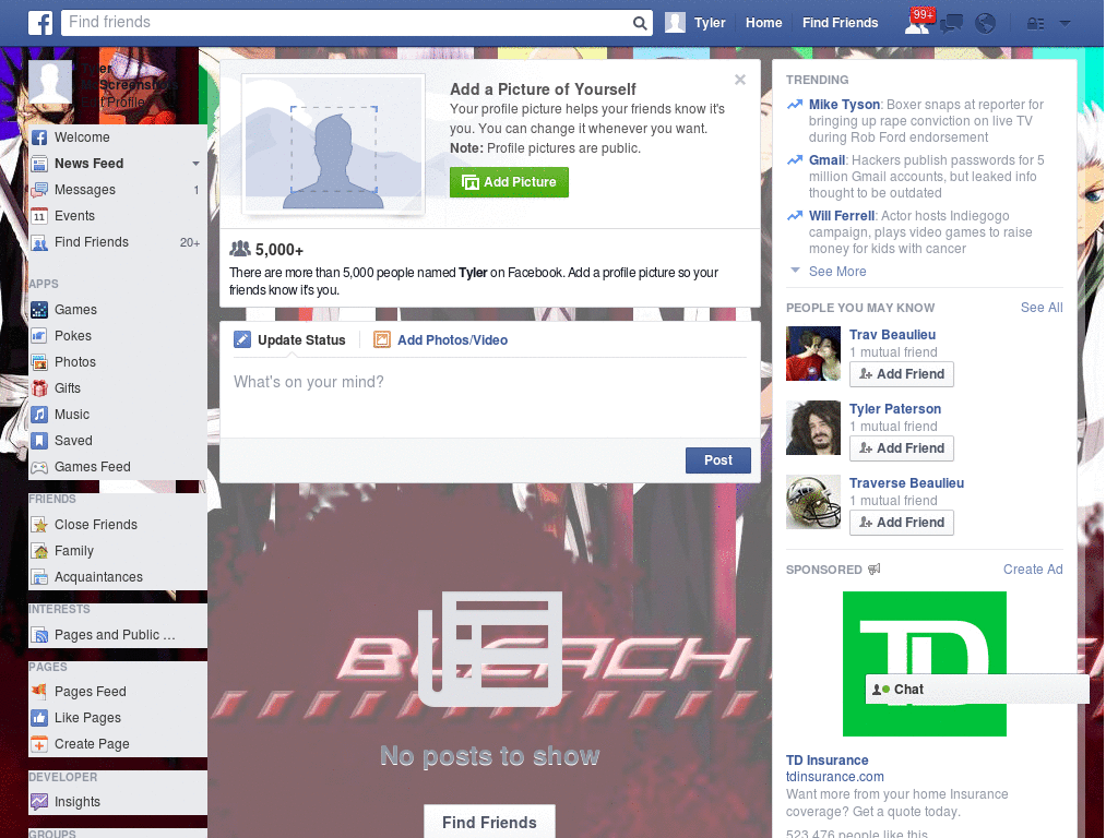 Beautiful Facebook Layout (10910)
