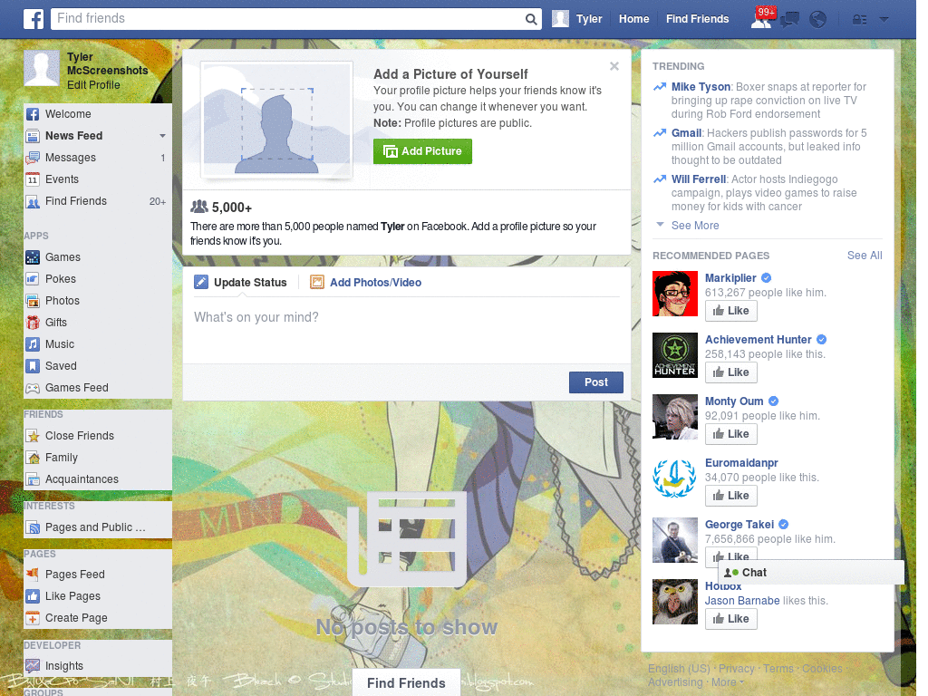 Wow Facebook Layout (10920)