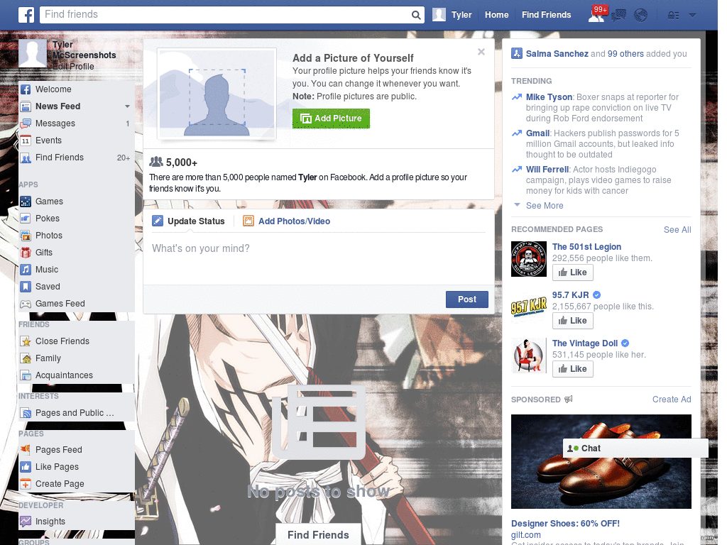 Fun Facebook Layout (10925)