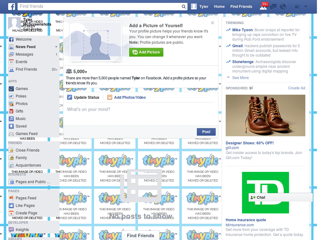 Fun Facebook Layout (10935)
