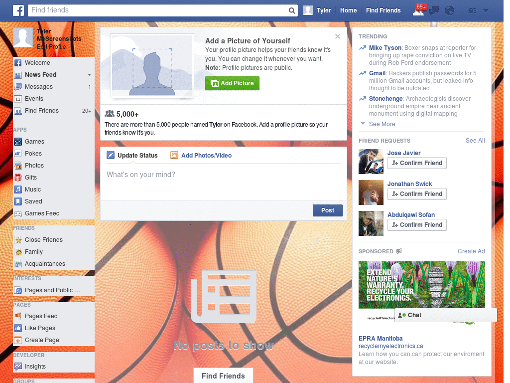 Fun Facebook Layout (10945)