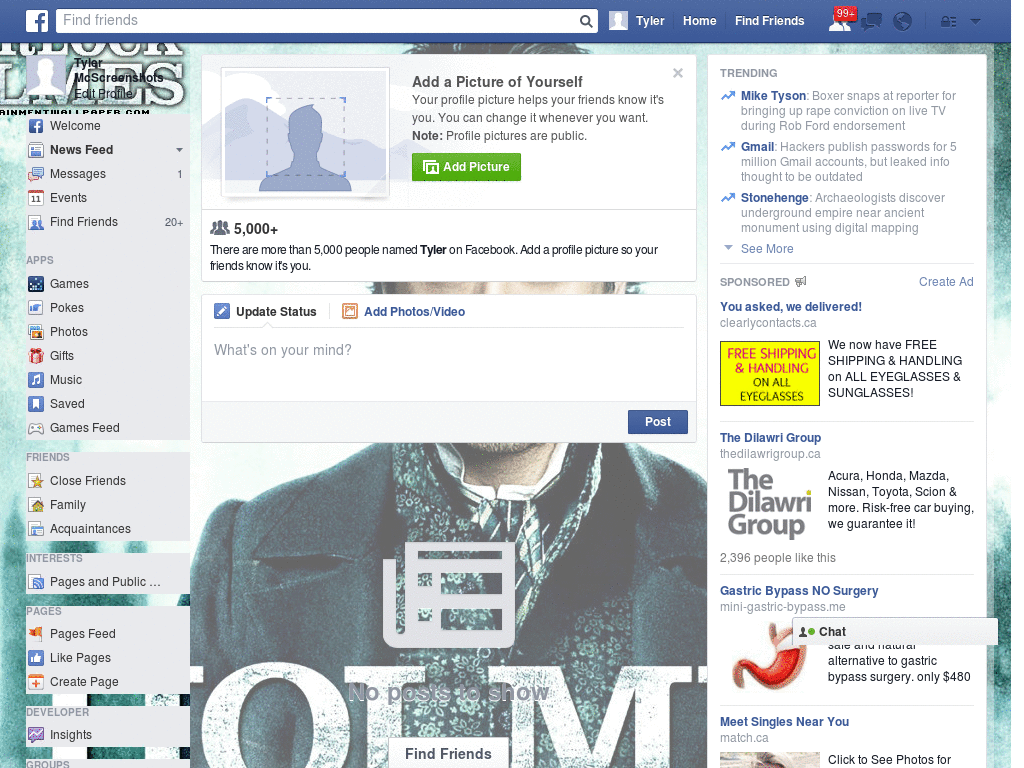 Free Facebook Layout (10965)