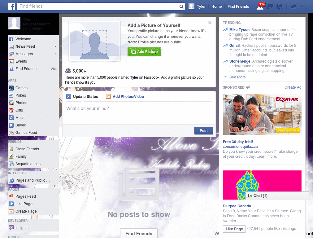 Fun Facebook Layout (10975)