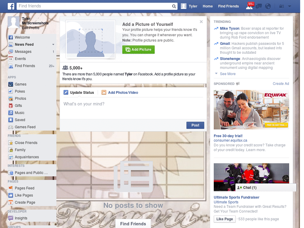 Free Facebook Layout (10980)