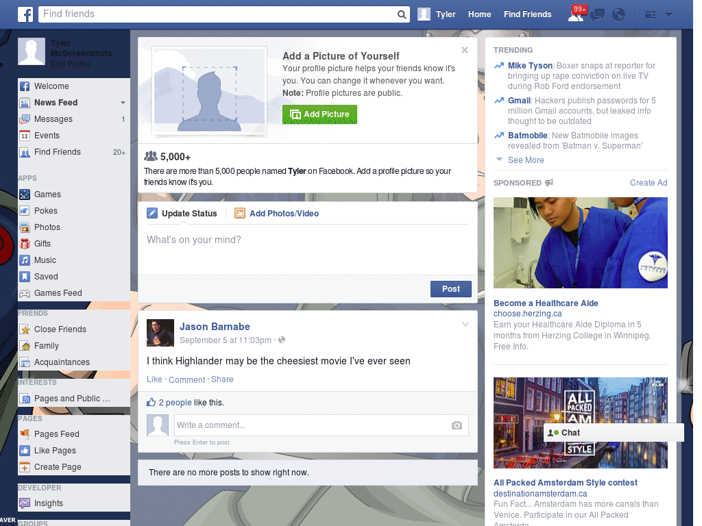 Enjoy Facebook Layout (10990)