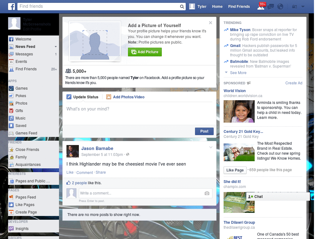 Cool Facebook Layout (11000)