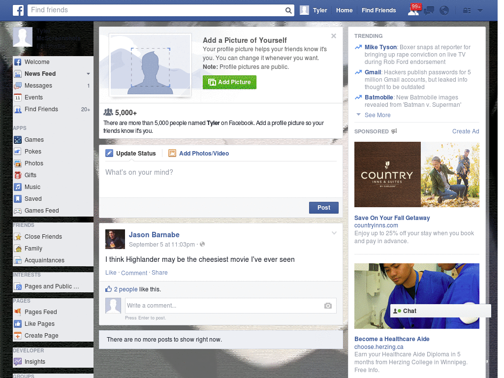Extraordinary Facebook Layout (11035)