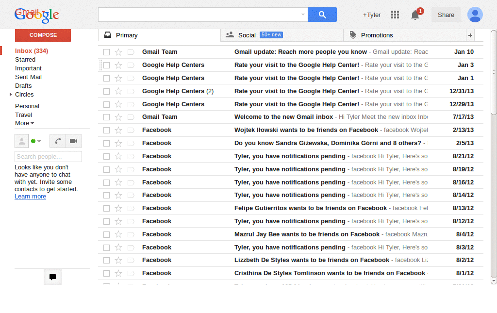 Gmail - Simple Header [edited]
