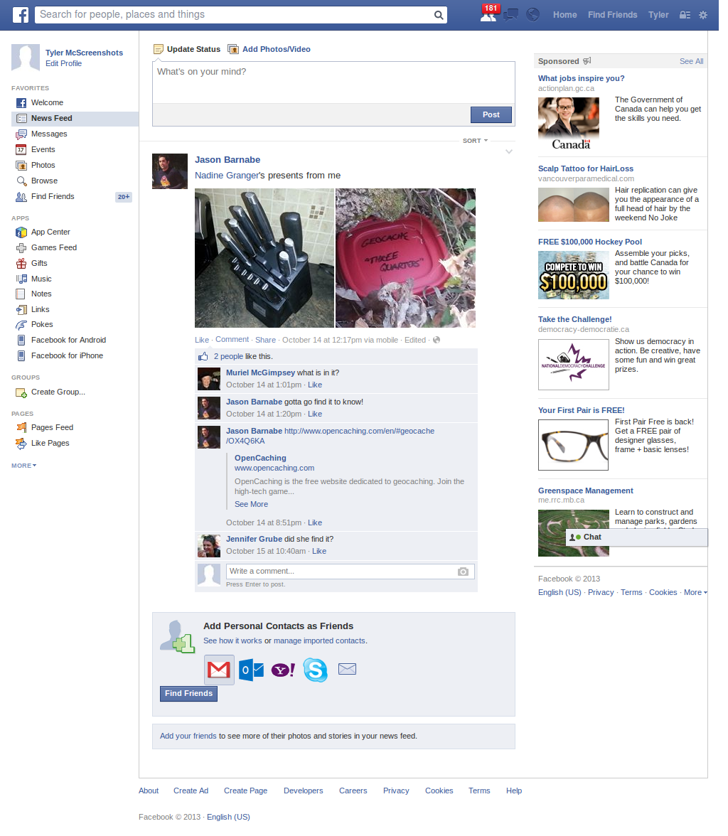 Facebook Clear Quizzes