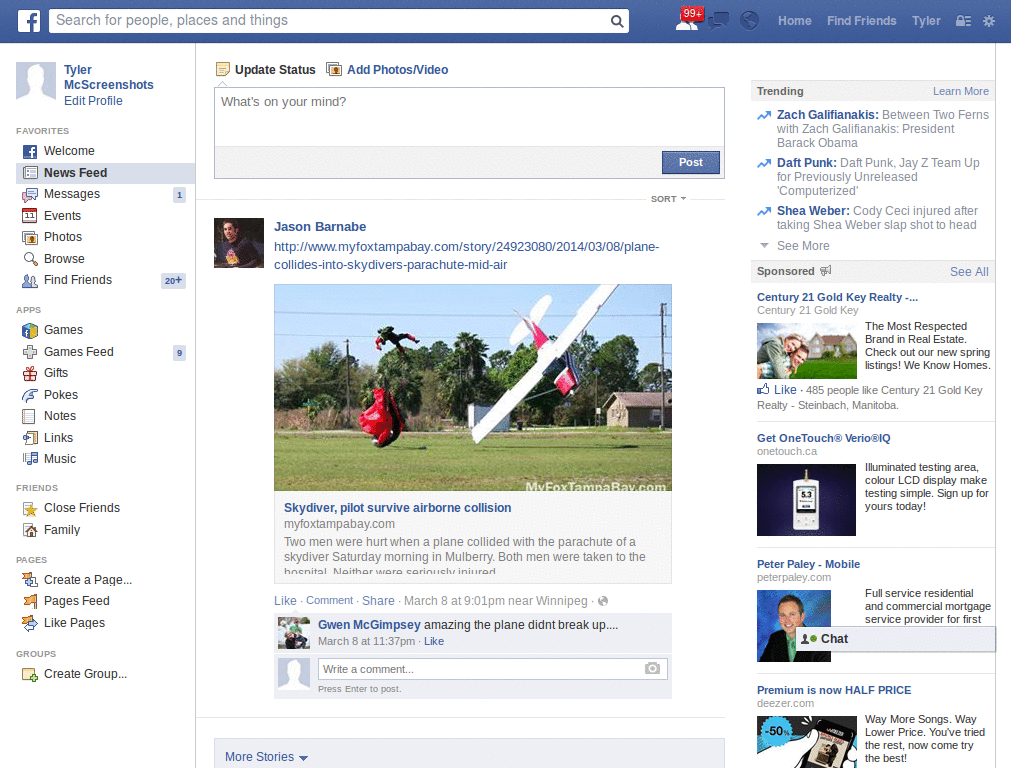 facebook custom