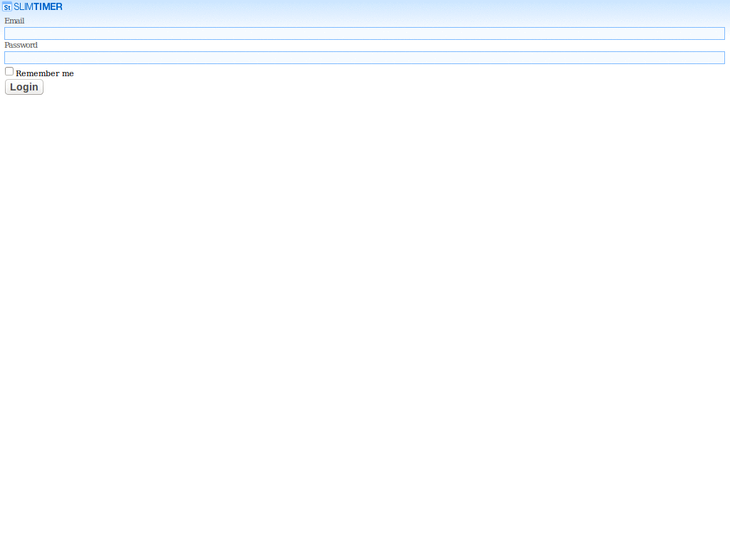 SlimTimer tweak