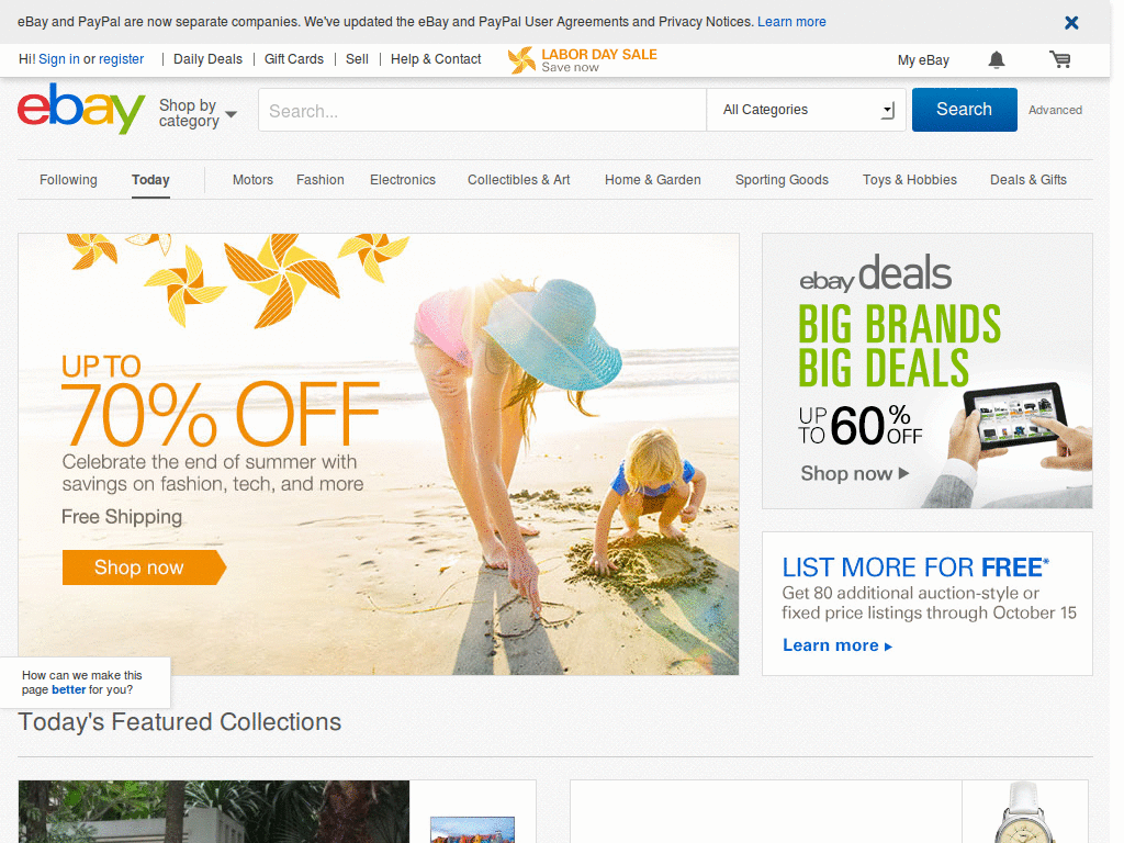 eBay.com - No ad spacer