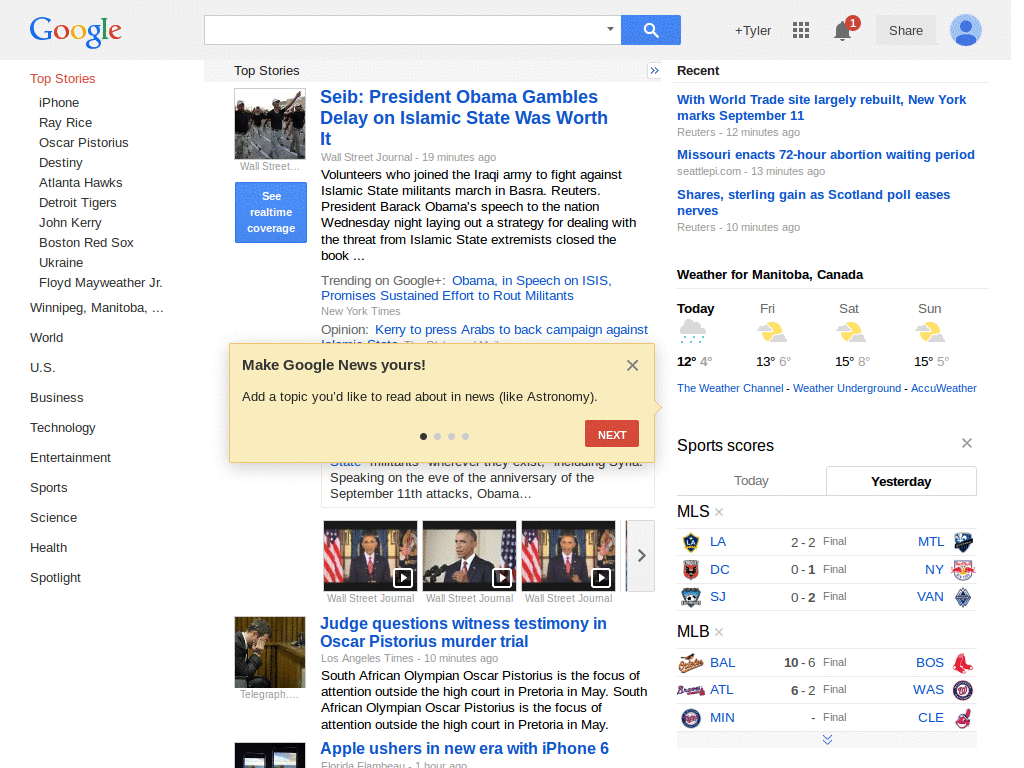 Less Distracting Google News