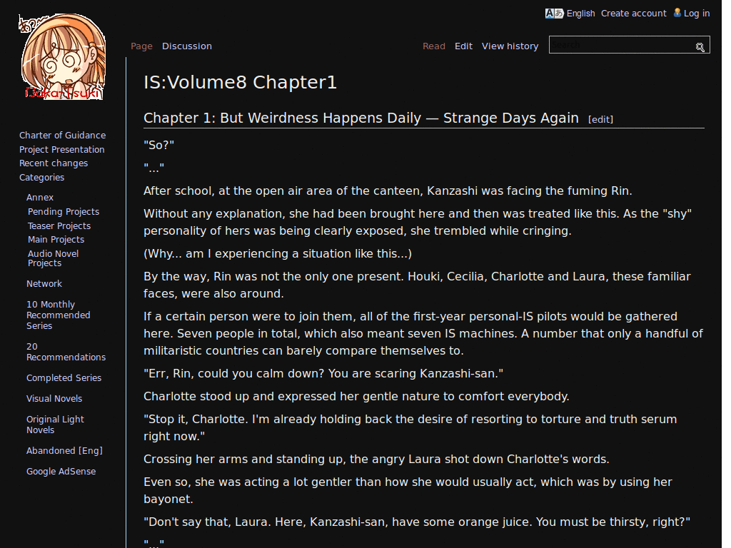 Restyling: Baka-Tsuki.org