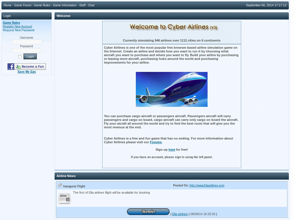Cyber Airlines - Remove Header